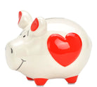 Sparschwein Hochzeit – Herz Rot (15 x 15 x 17 cm)