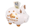 Sparschwein Hochzeit – Doppelherz (15 x 15 x 17 cm)