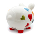 Sparschwein Hochzeit – Herzen Bunt (25 x 30 x 25 cm)
