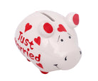 Sparschwein Hochzeit – Just Married (9 x 9 x 12,5 cm)