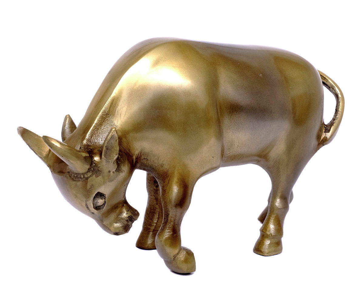 Figur Stier Metall – Messing Antik