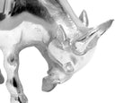 Figur Stier Metall – Silber