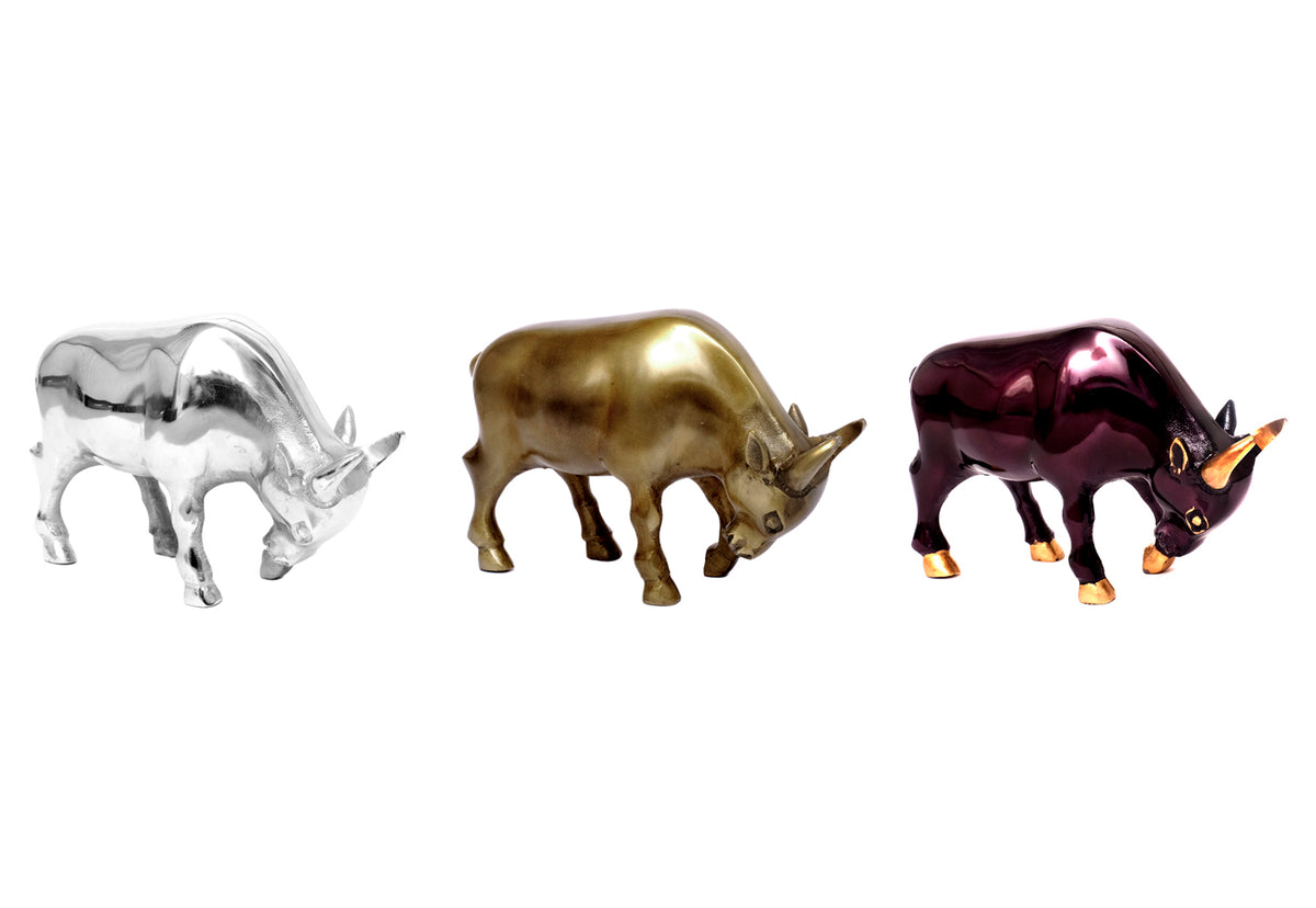 Figur Stier Metall