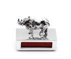 Streichholzschachtel Metall – Klein, Ohne Gravur, Nashorn