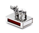 Streichholzschachtel Metall – Klein, Ohne Gravur, Nashorn