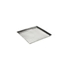 Tablett Aluminium – Quadratisch – 20 x 20 cm, Hammerschlag