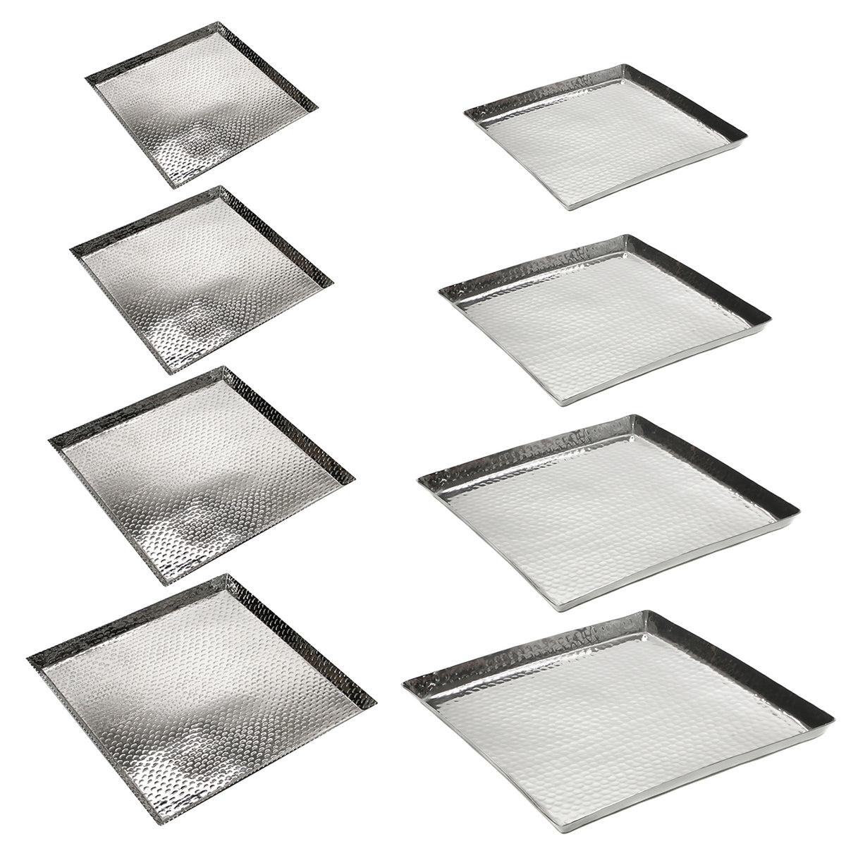 Tablett Aluminium – Quadratisch