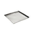 Tablett Aluminium – Quadratisch – 40 x 40 cm, Hammerschlag