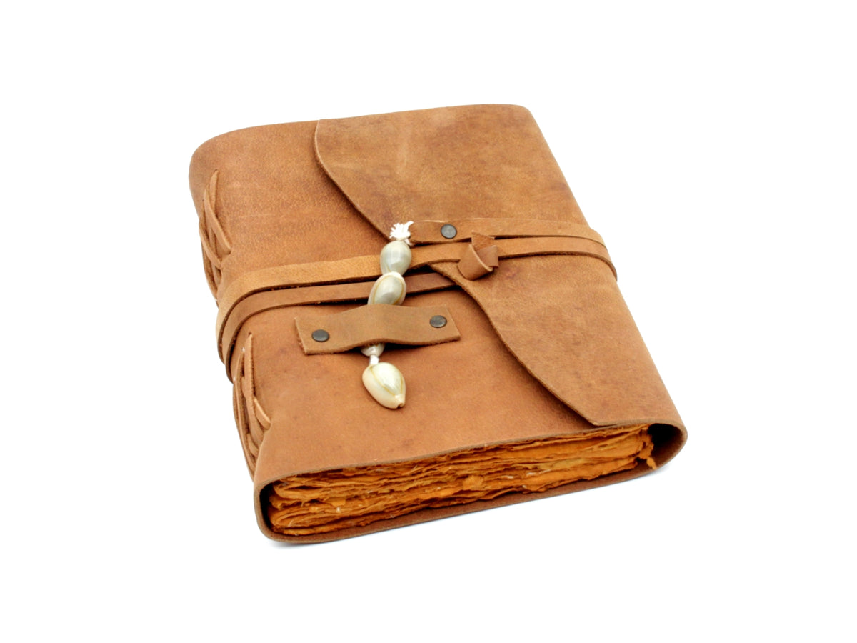Leder Tagebuch handgefertigt Vintage – 11
