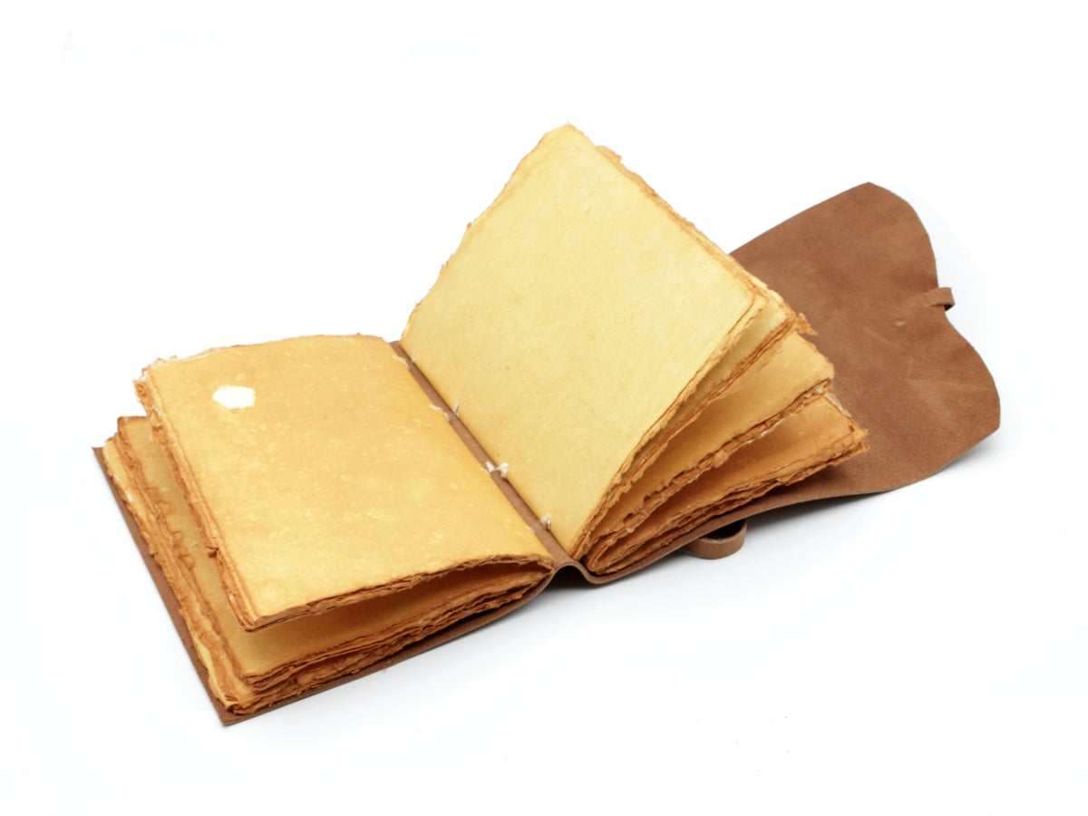 Leder Tagebuch handgefertigt Vintage – 11