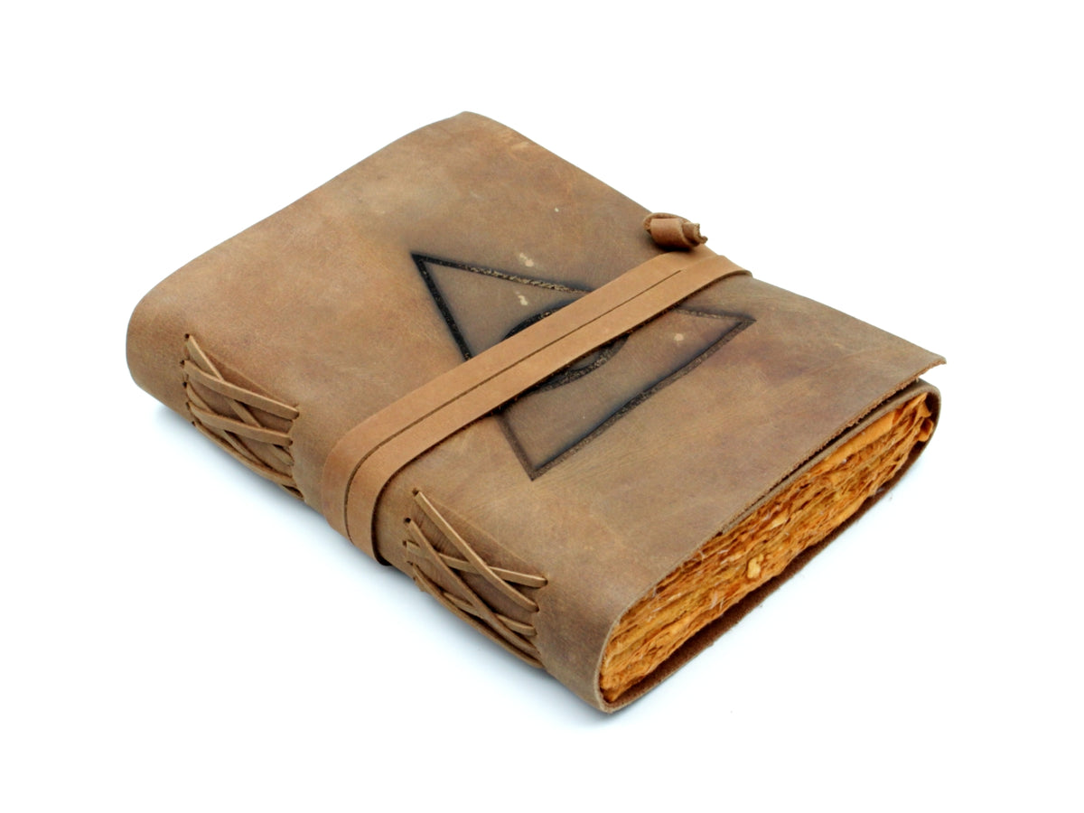 Leder Tagebuch handgefertigt Vintage – 12