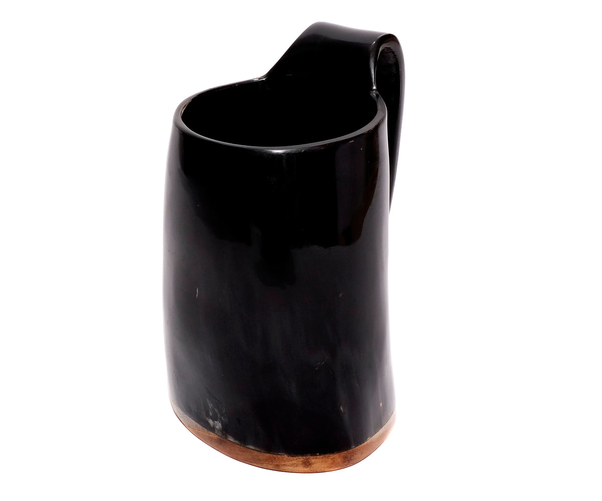 Trinkhorn Wikinger Set – 400 ml, Kuhhornbecher