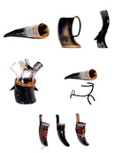 Trinkhorn Wikinger Set
