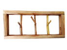 Teakholz Garderobe – 3 Haken
