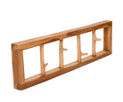 Teakholz Garderobe – 4 Haken