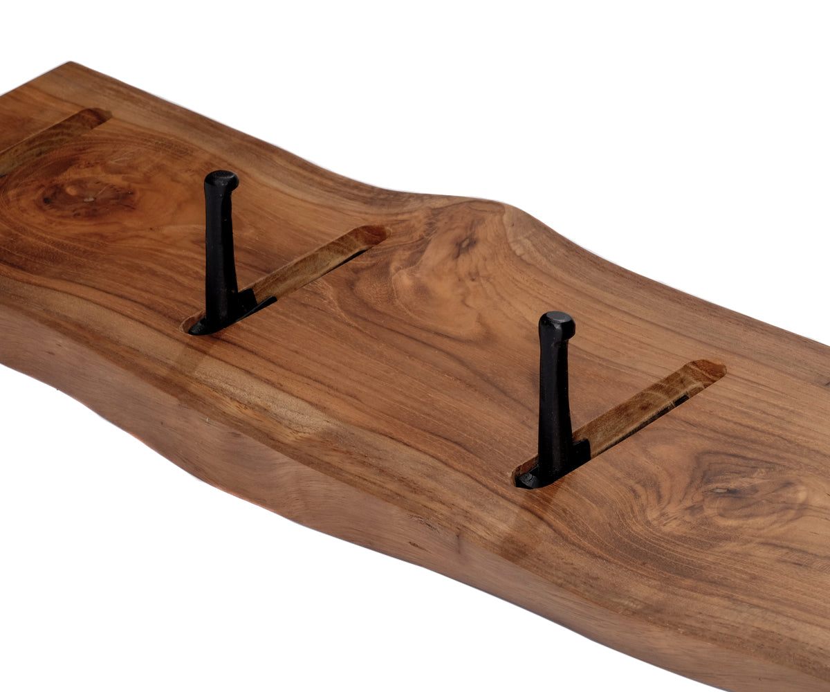 Teak Garderobe – Detailansicht