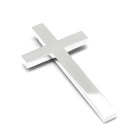 Wandkreuz versilbert + Gravur