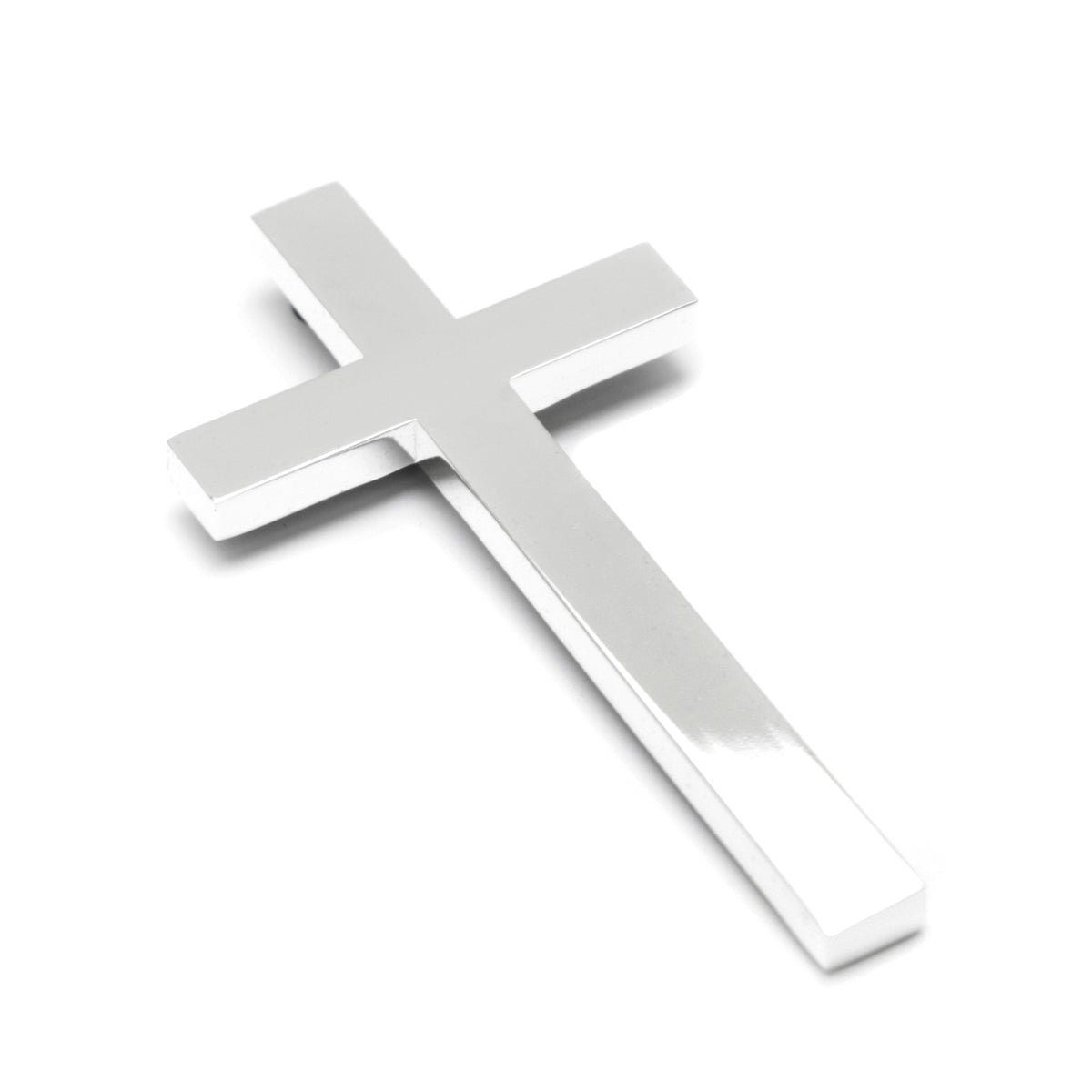 Wandkreuz versilbert + Gravur