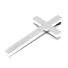 Wandkreuz versilbert + Gravur – Detailansicht