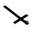 Wandkreuz versilbert + Gravur – Ansicht 3