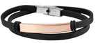 Edelstahl Armband mit Gravur – Ohne Gravur, Wickelarmband, Modell 6