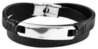 Edelstahl Armband mit Gravur – Ohne Gravur, Wickelarmband, Modell 1