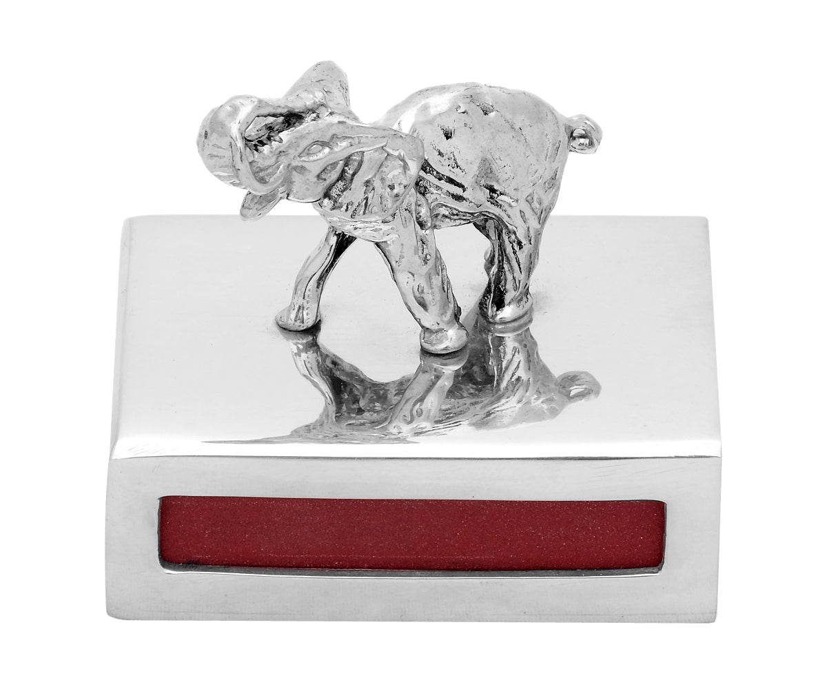 Streichholzschachtel Metall – Klein, Ohne Gravur, Elefant