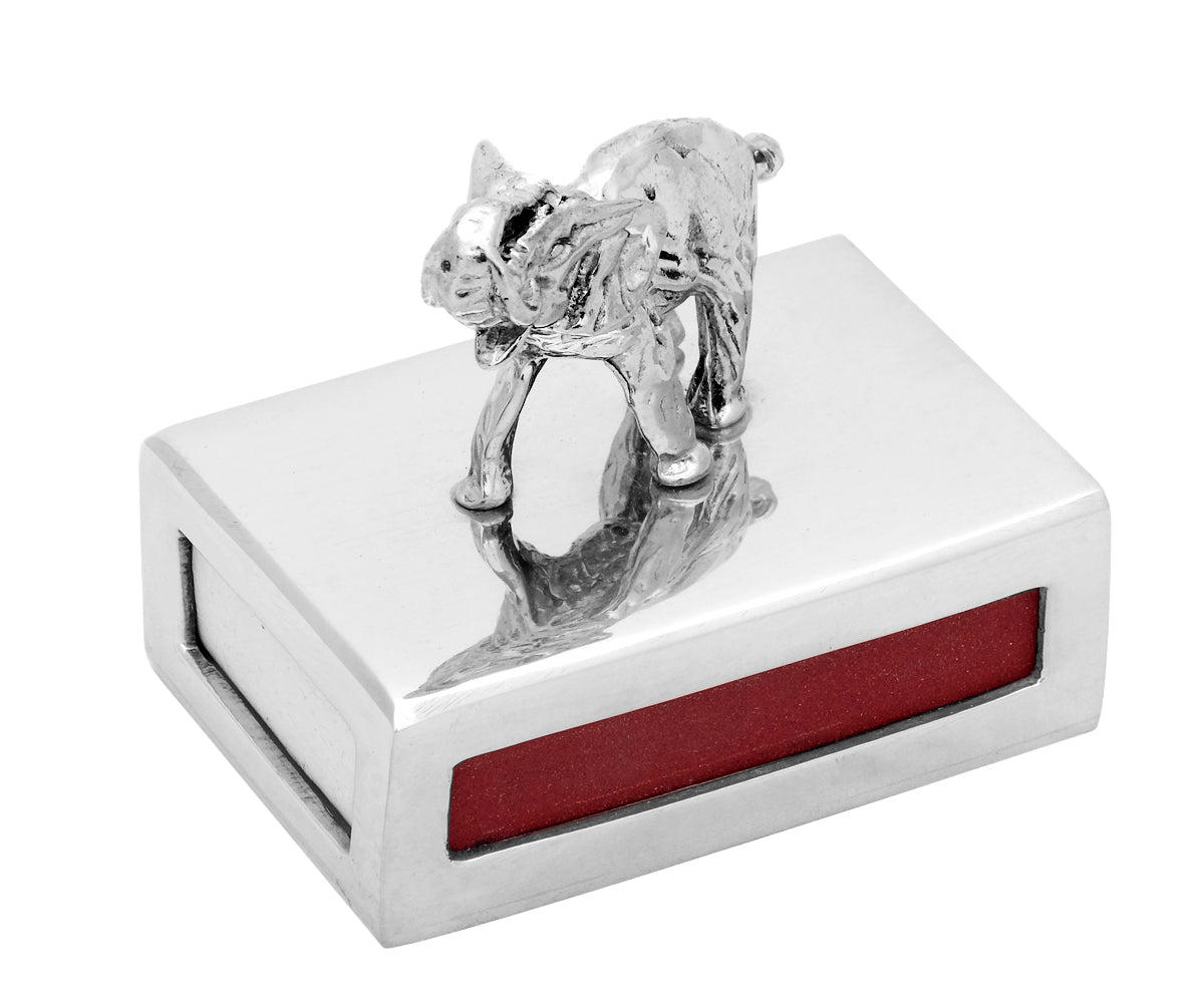 Streichholzschachtel Metall – Klein, Ohne Gravur, Elefant