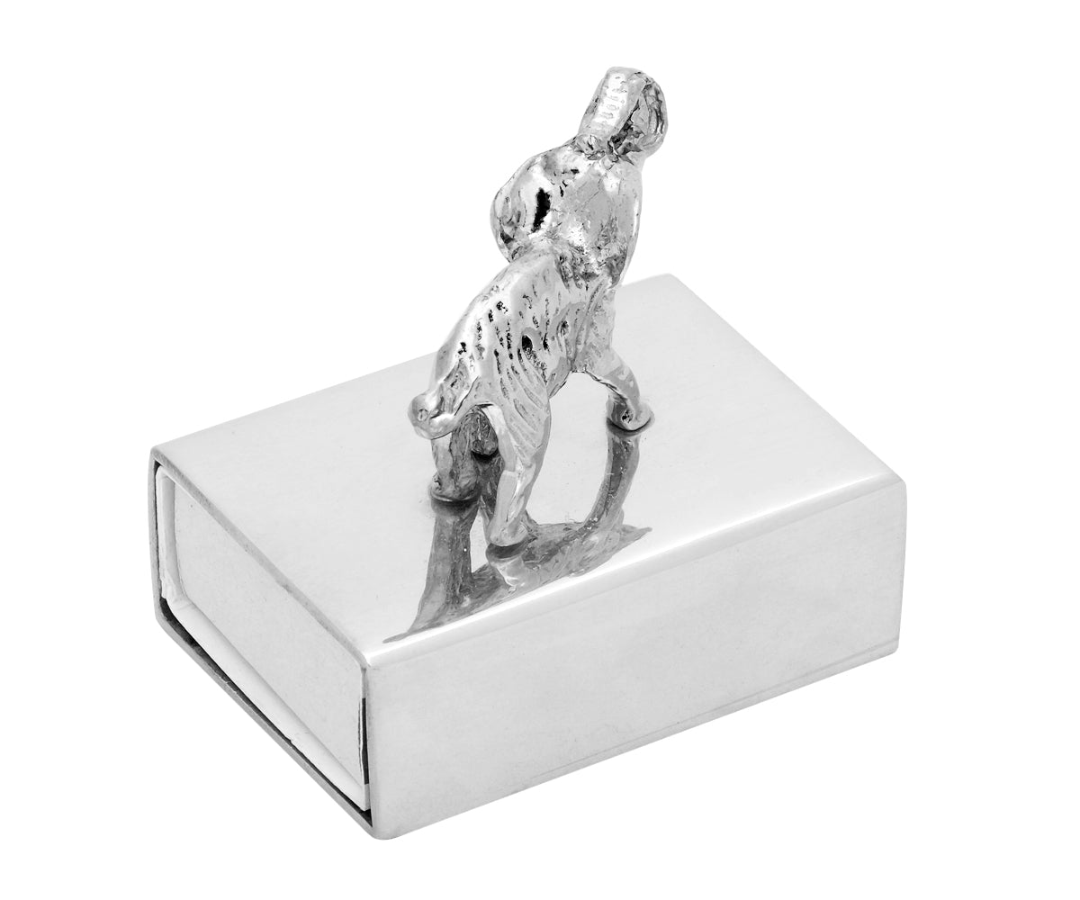 Streichholzschachtel Metall – Klein, Ohne Gravur, Elefant
