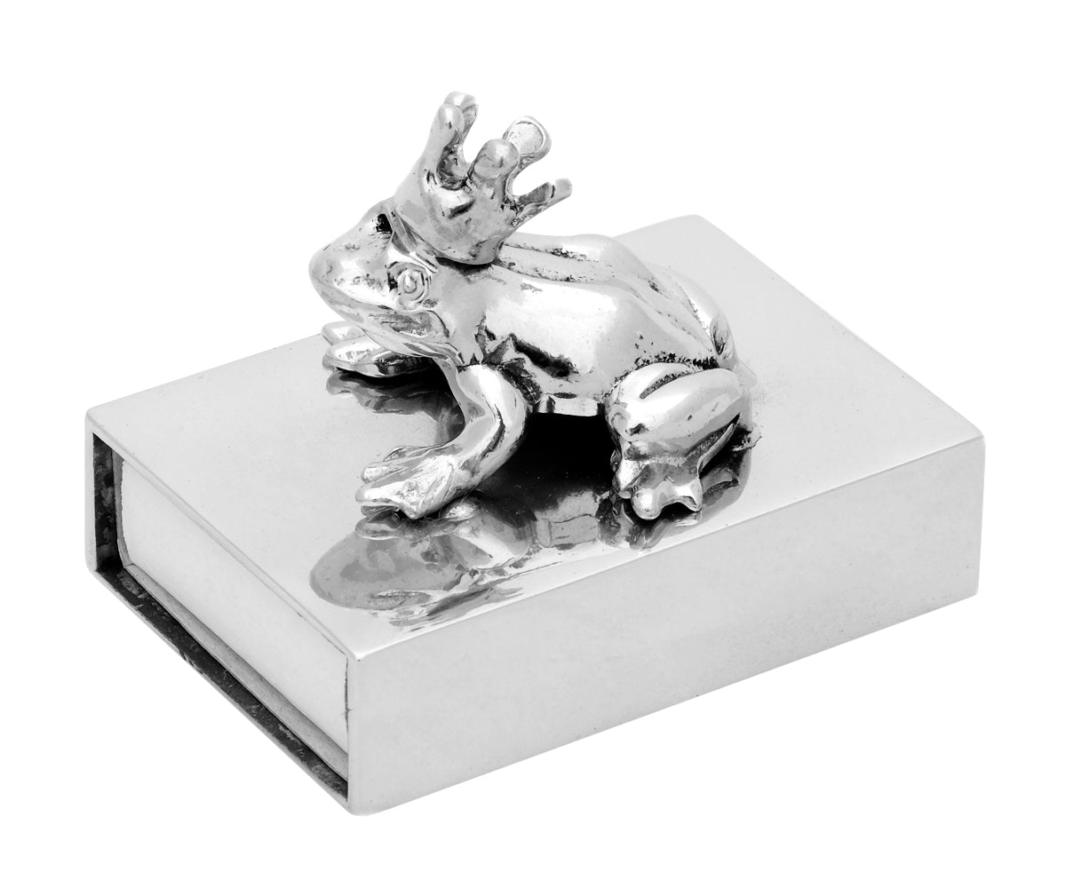 Streichholzschachtel Metall – Klein, Ohne Gravur, Froschkönig