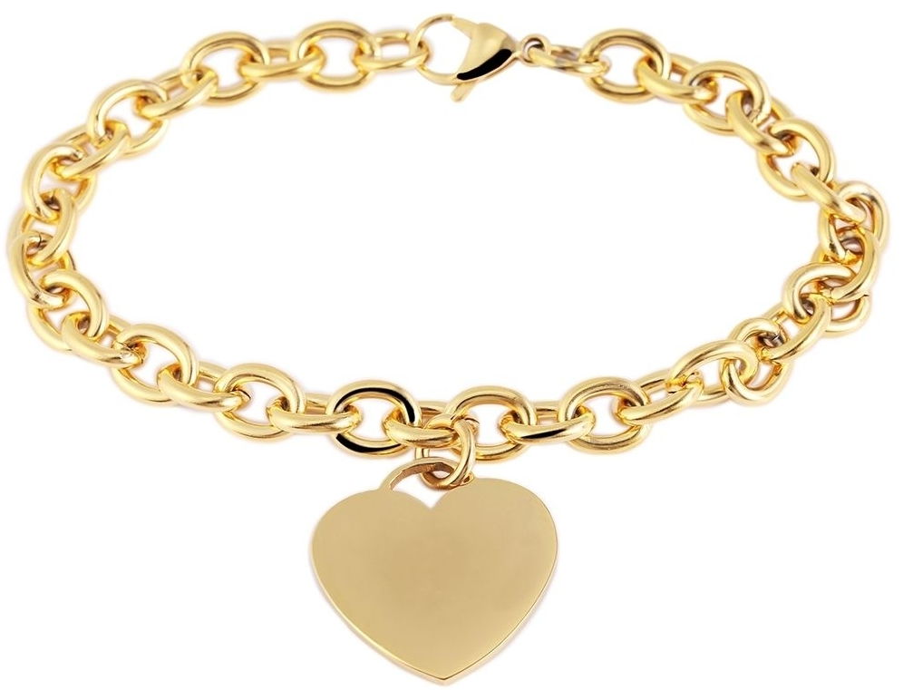 Edelstahl Armband mit Gravur – Ohne Gravur, Panzerkette, Modell 7