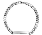 Edelstahl Armband mit Gravur – Ohne Gravur, Panzerkette, Modell 3