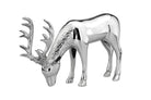 Metallfigur Hirsch – stehend, groß - 2