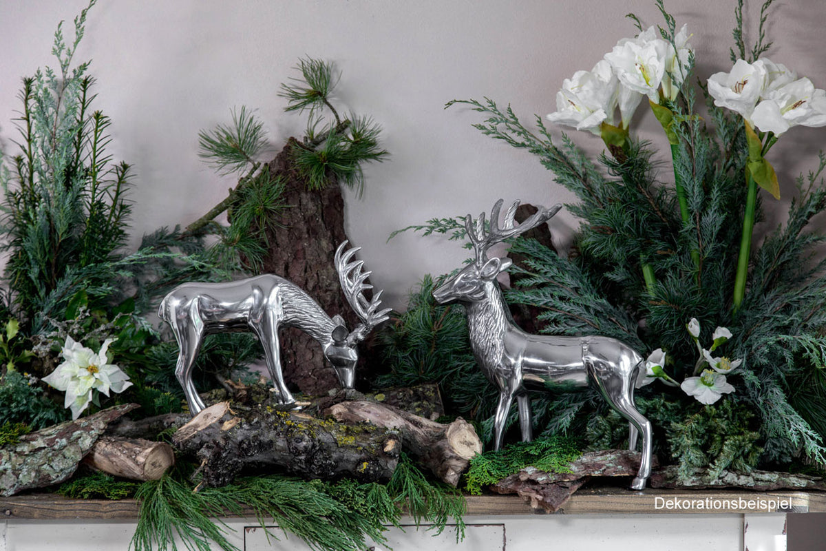Metallfigur Hirsch – Ansicht 5