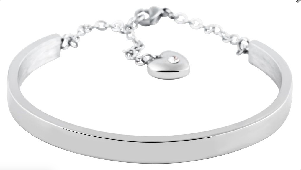 Edelstahl Armband mit Gravur – Ohne Gravur, Armreif, Modell 1