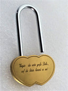 Liebesschloss Herz Gold – Ansicht 6