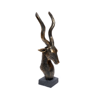 Büste Afrika Kunstfigur Gazellen Antilope 1