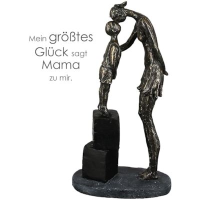 Mutter mit Kind Skulptur Die Kraft der Elternliebe