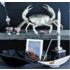 Krebs Dekoration - Versilbert Kleiner Krabbler ganz groß