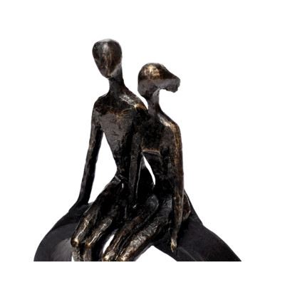 Skulpturen-Paar Dekofigur Freundschaft
