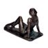 Dekofigur Frau Sitzende Frau Skulptur