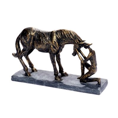 Figur Pferd Pferde Deko Skulptur  