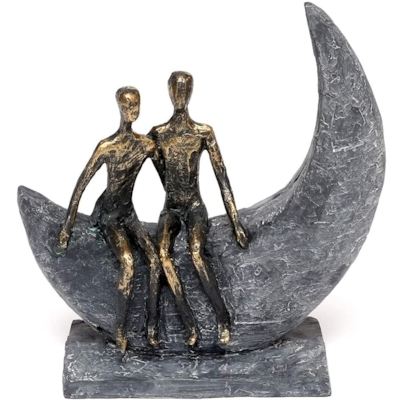 Skulptur Liebespaar Mond Schöne Erinnerungen sammelt man zu zweit
