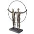 Skulptur Partnerschaft Dekofigur Zwei Männer / Zwei Frauen 